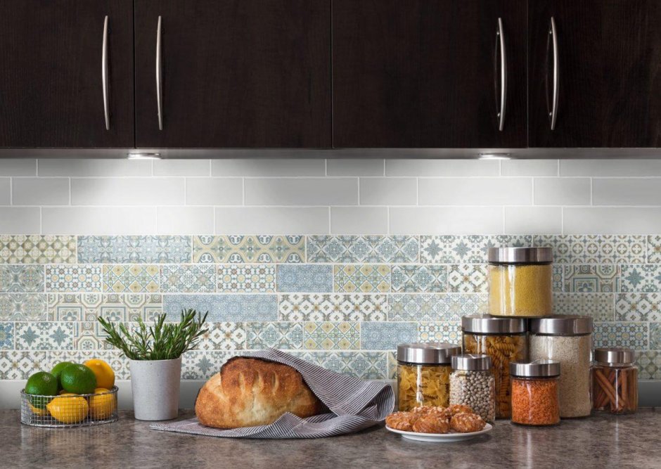 Кухонный фартук мозаика