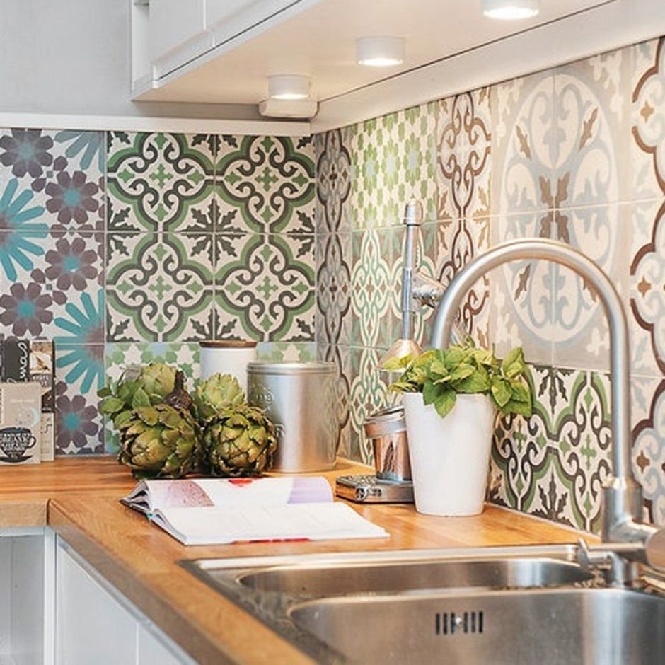 Марокканская плитка на кухне