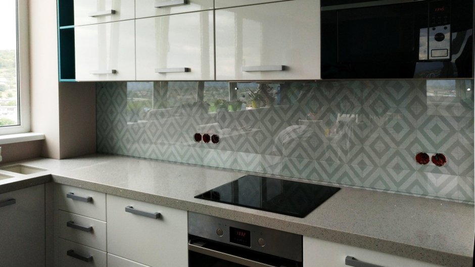 Фартук для кухни скинали прозрачное