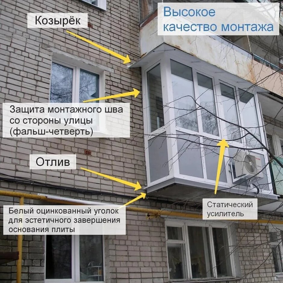 Остекление балконов реклама
