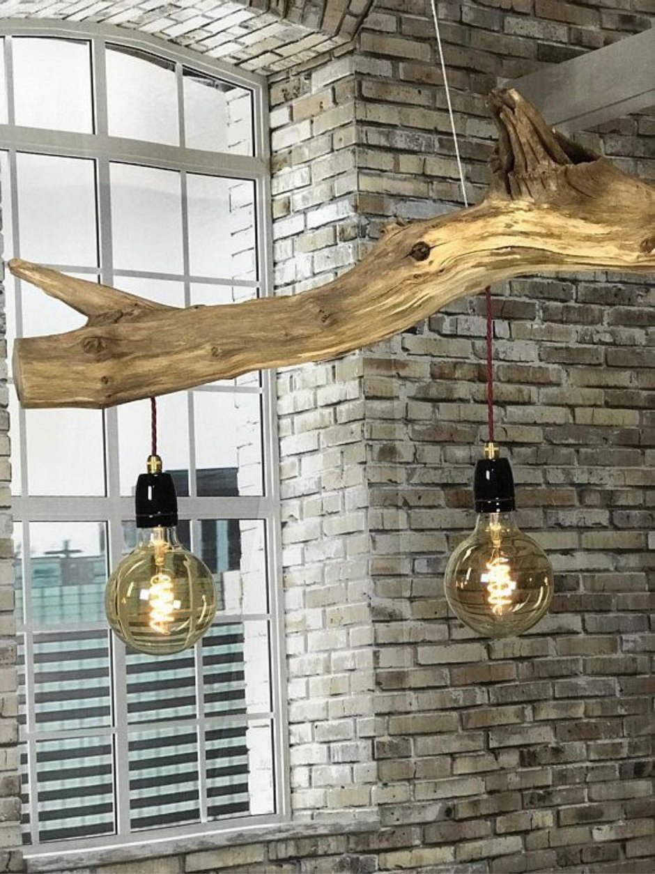 Светильник Wood Chandelier