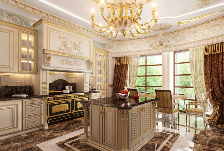 Кухня в стиле Ампир