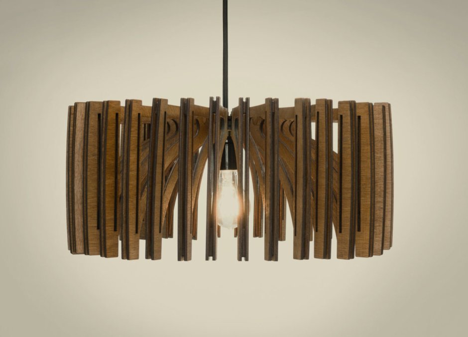 Люстра Wood log Pendant 3
