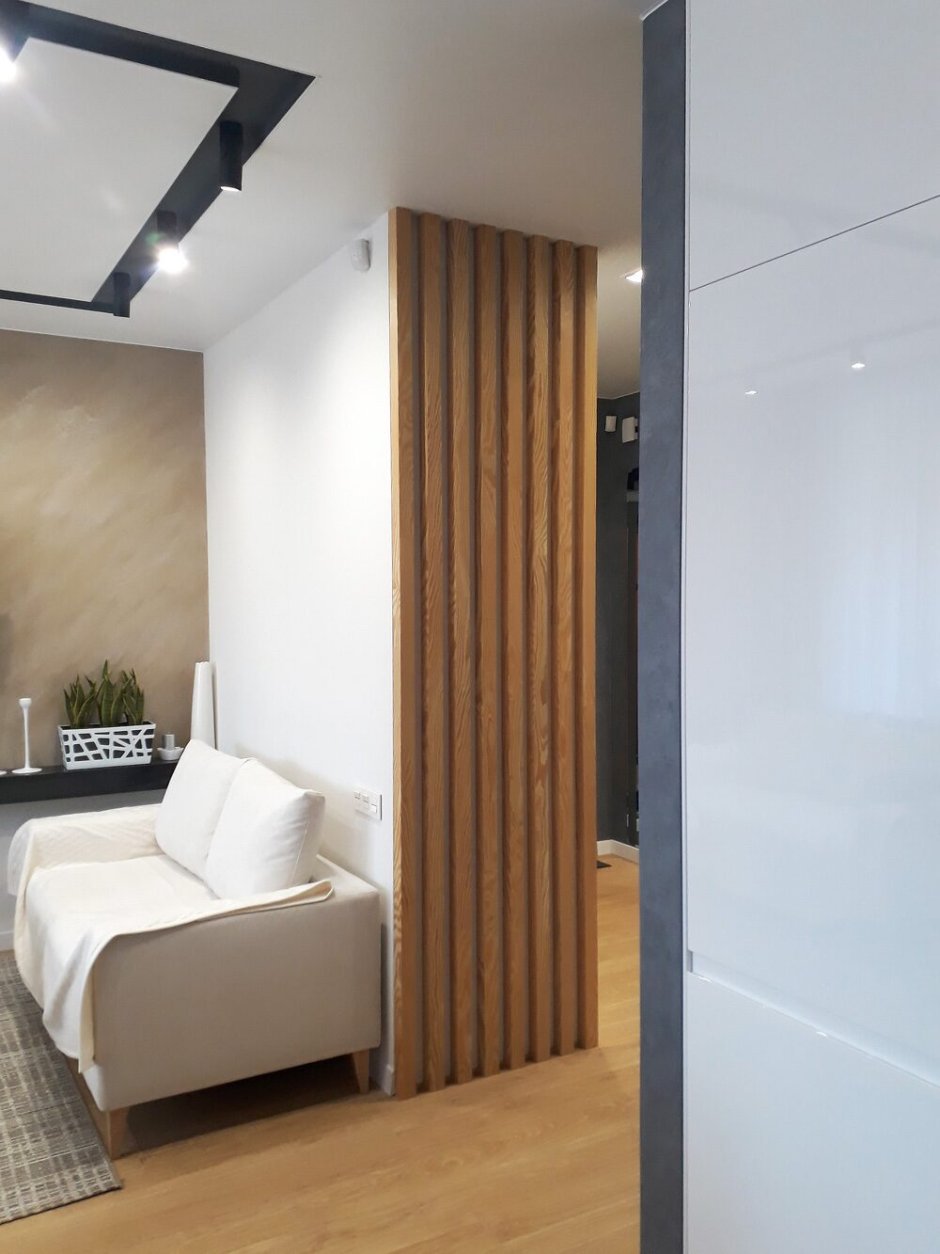 Реечная перегородка для зонирования