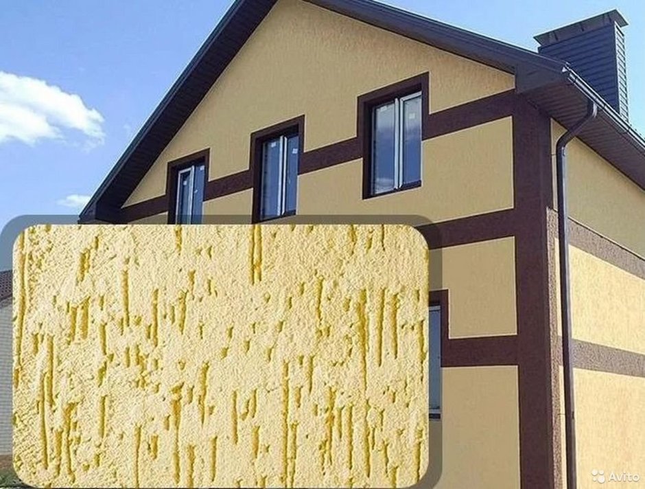 Декоративная штукатурка фасада