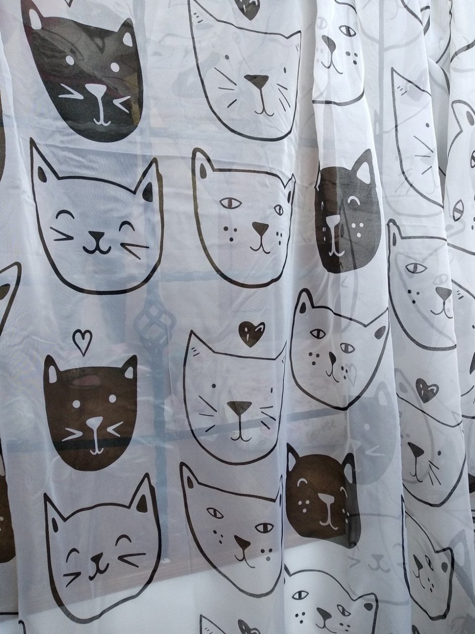 Шторы с котами