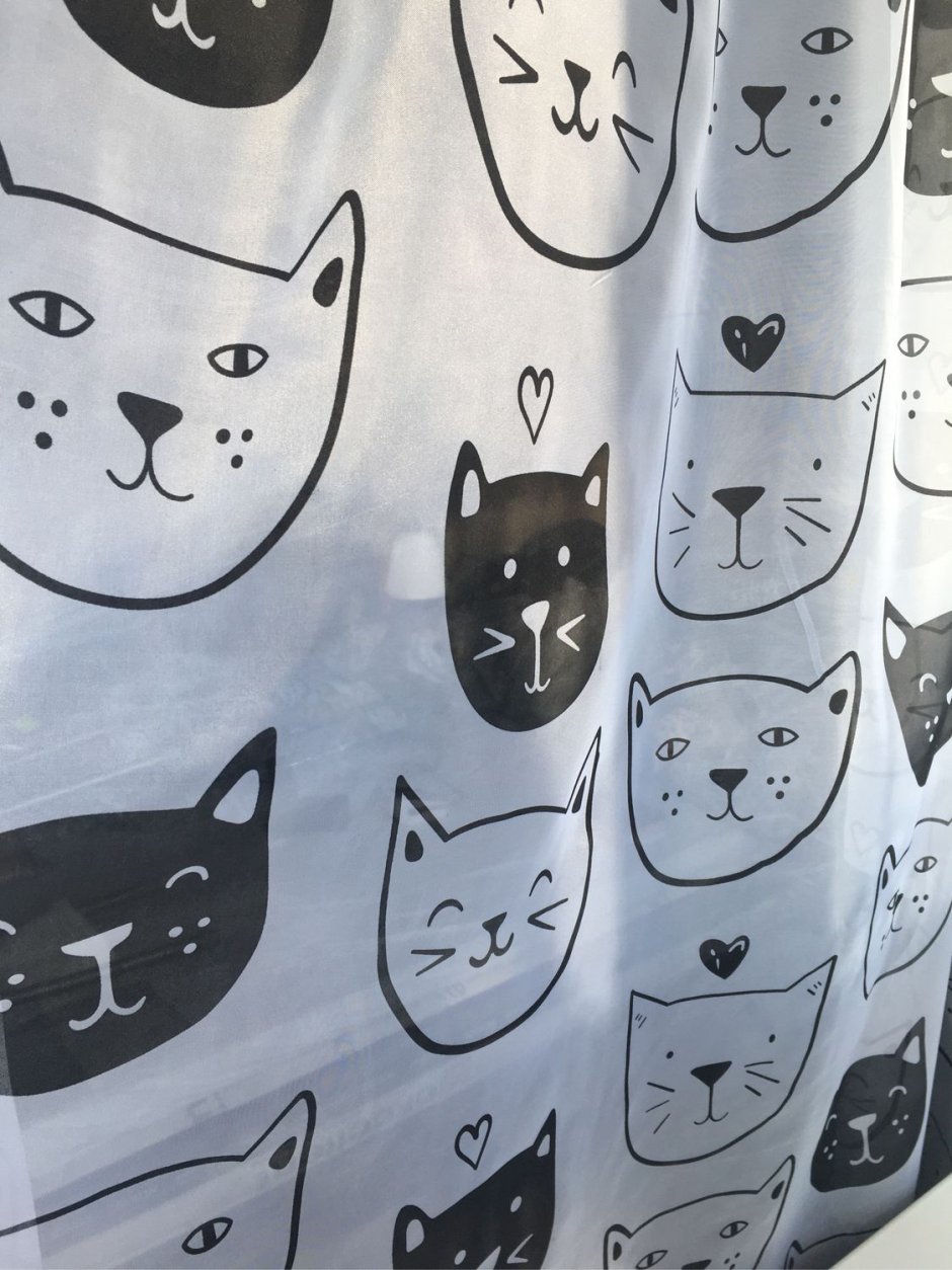 Шторы с котами