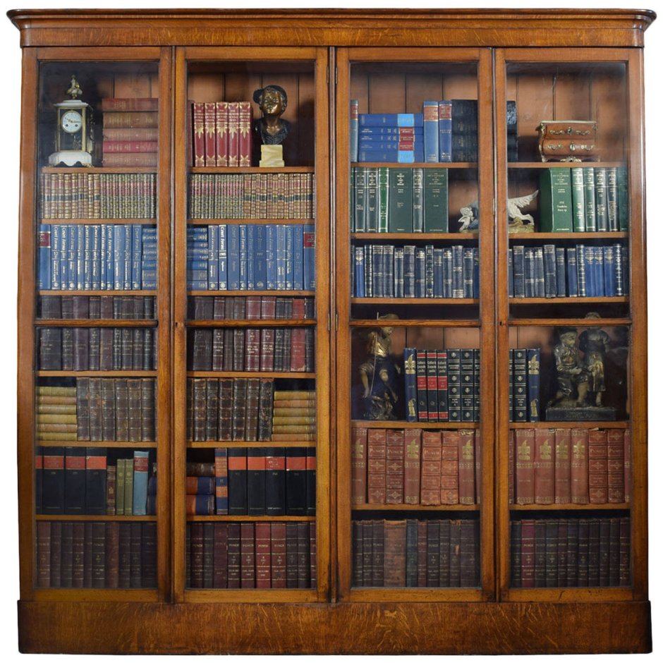 Винтажные книжные шкафы