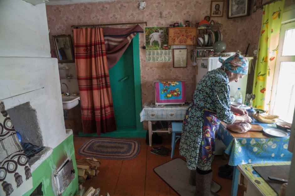 Советский деревенский дом