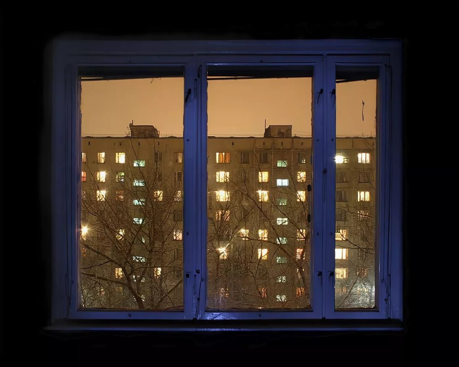 Вид из окна пятиэтажки