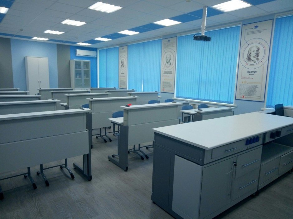Новый кабинет физики в школе
