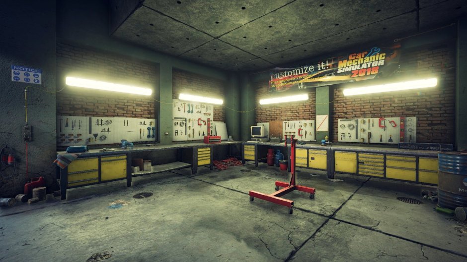 Car Mechanic Simulator гараж