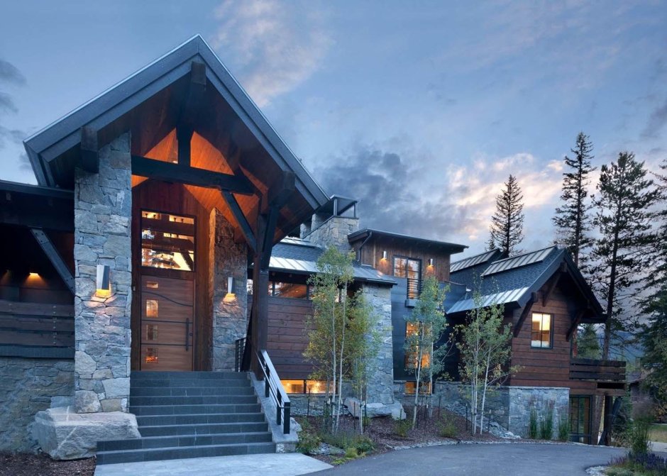 Современное Contemporary Chalet Architecture