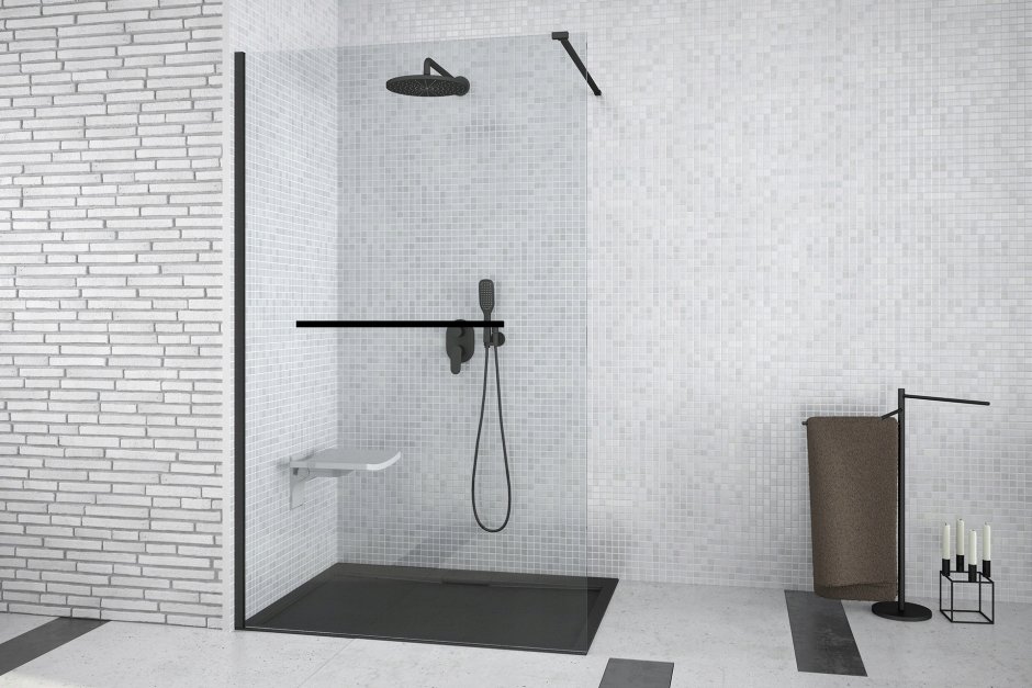 Кабина Besco EXCEA walk in 120 x 80