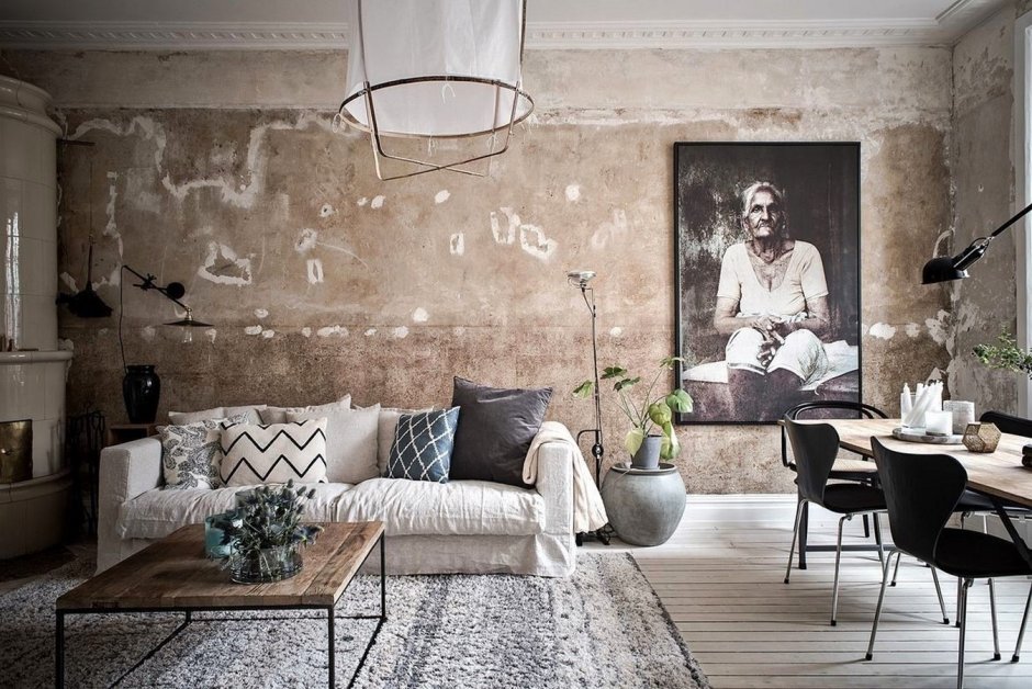 Лофт бетон (Loft beton) фактурная штукатурка