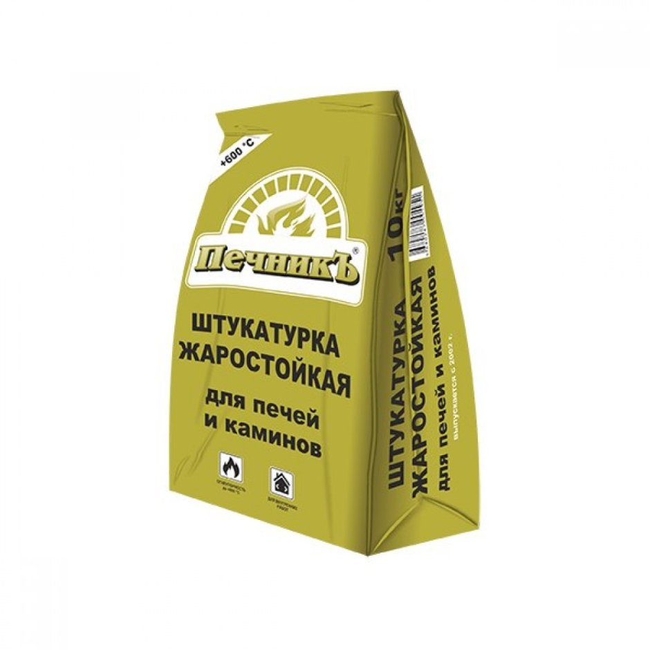 Штукатурка печная жаростойкая