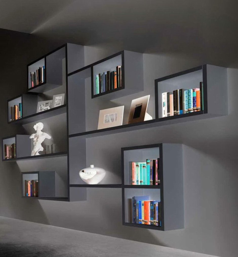 Современные книжные полки