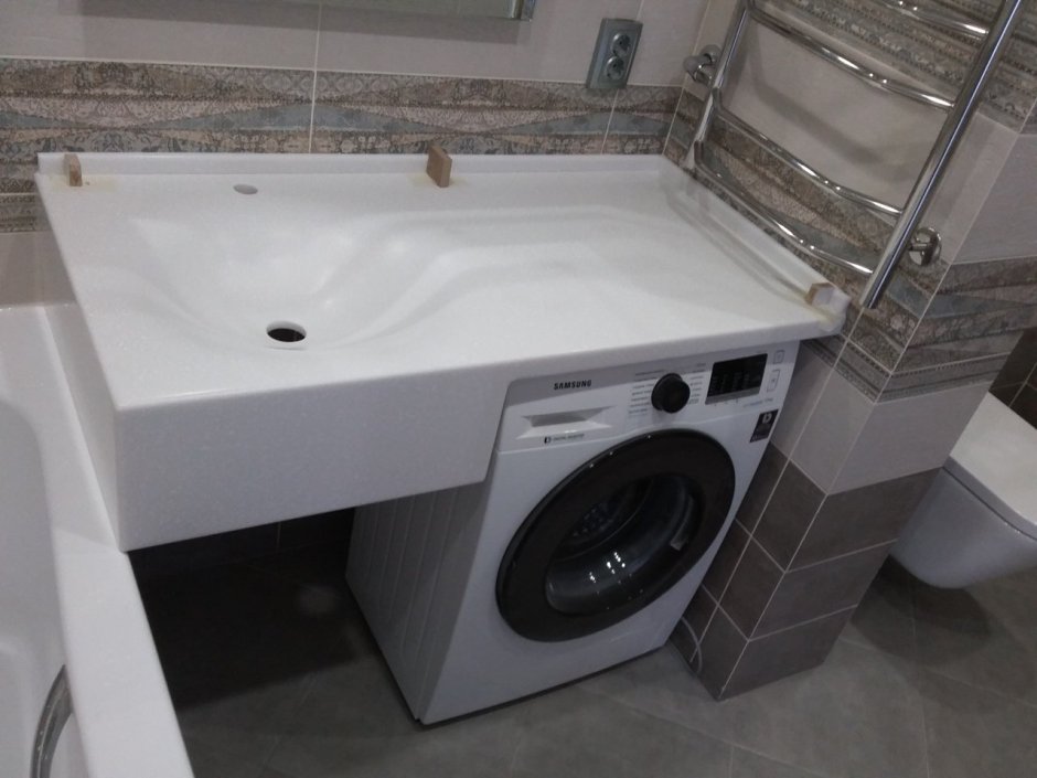 Встроенная раковина под стиральную машину ikea