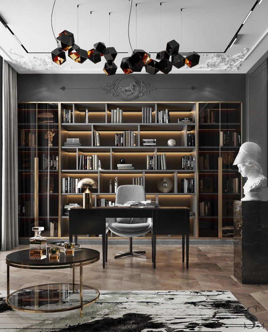 Стильный интерьер кабинета