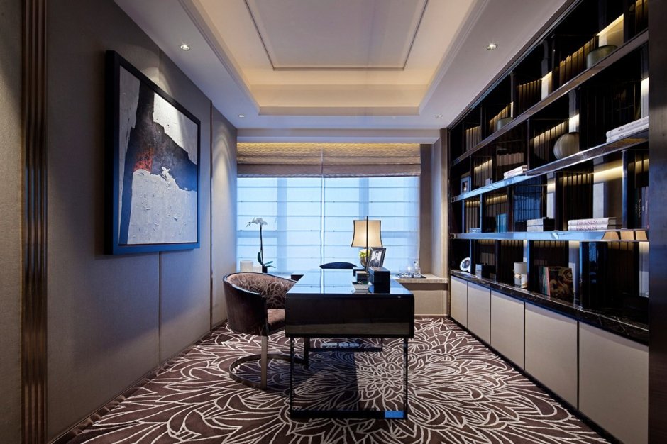 Интерьер кабинета в современном стиле