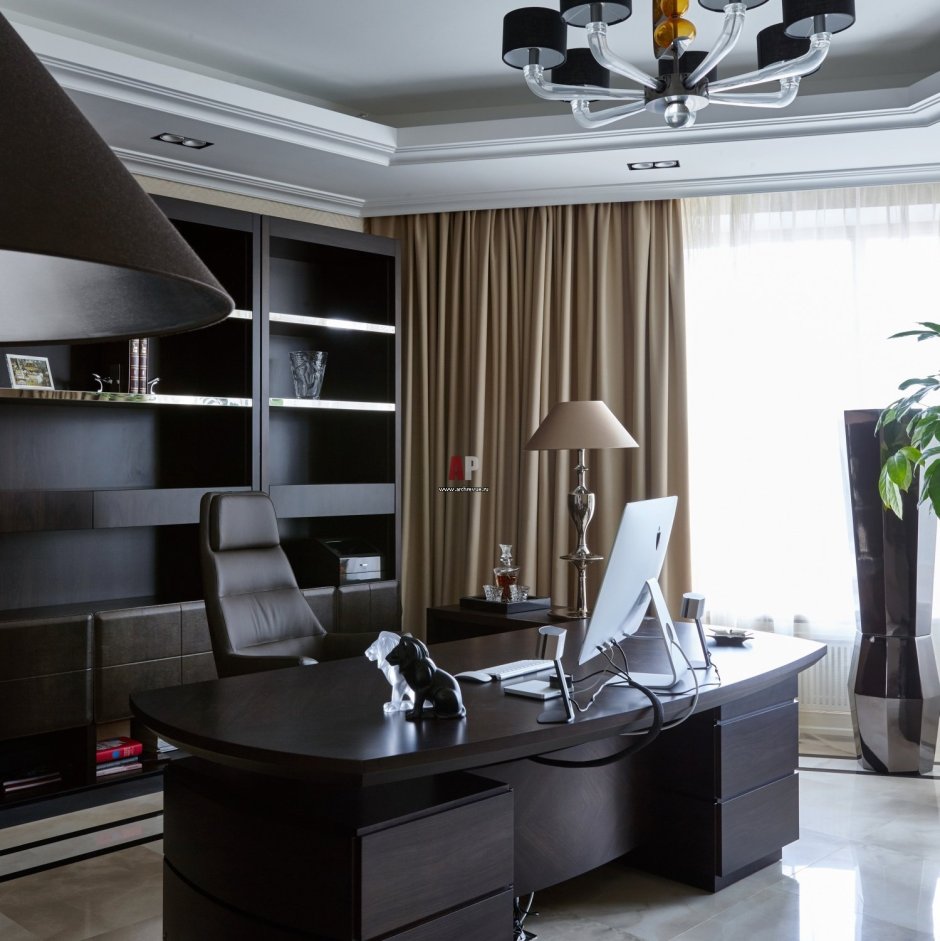 Ар деко интерьер кабинет