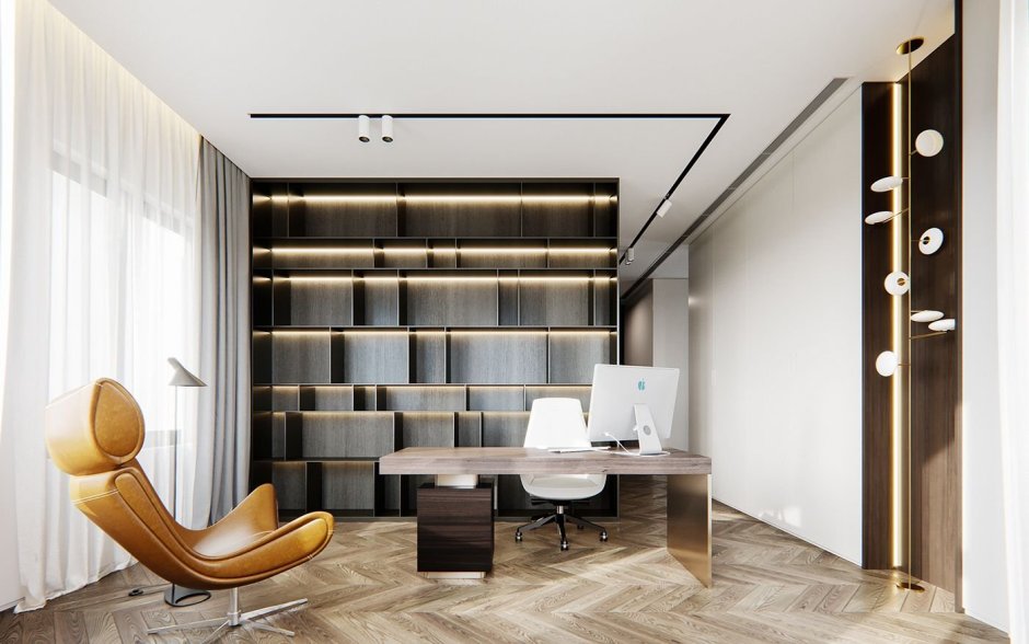 Пол в стиле Модерн офис