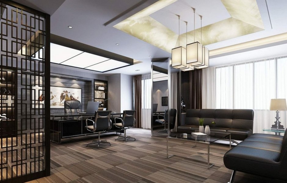 Современный респектабельный стиль интерьера