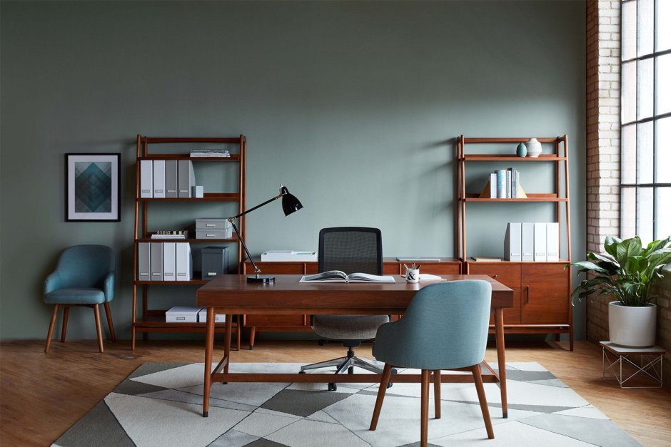 Кабинет в стиле МИД сенчури