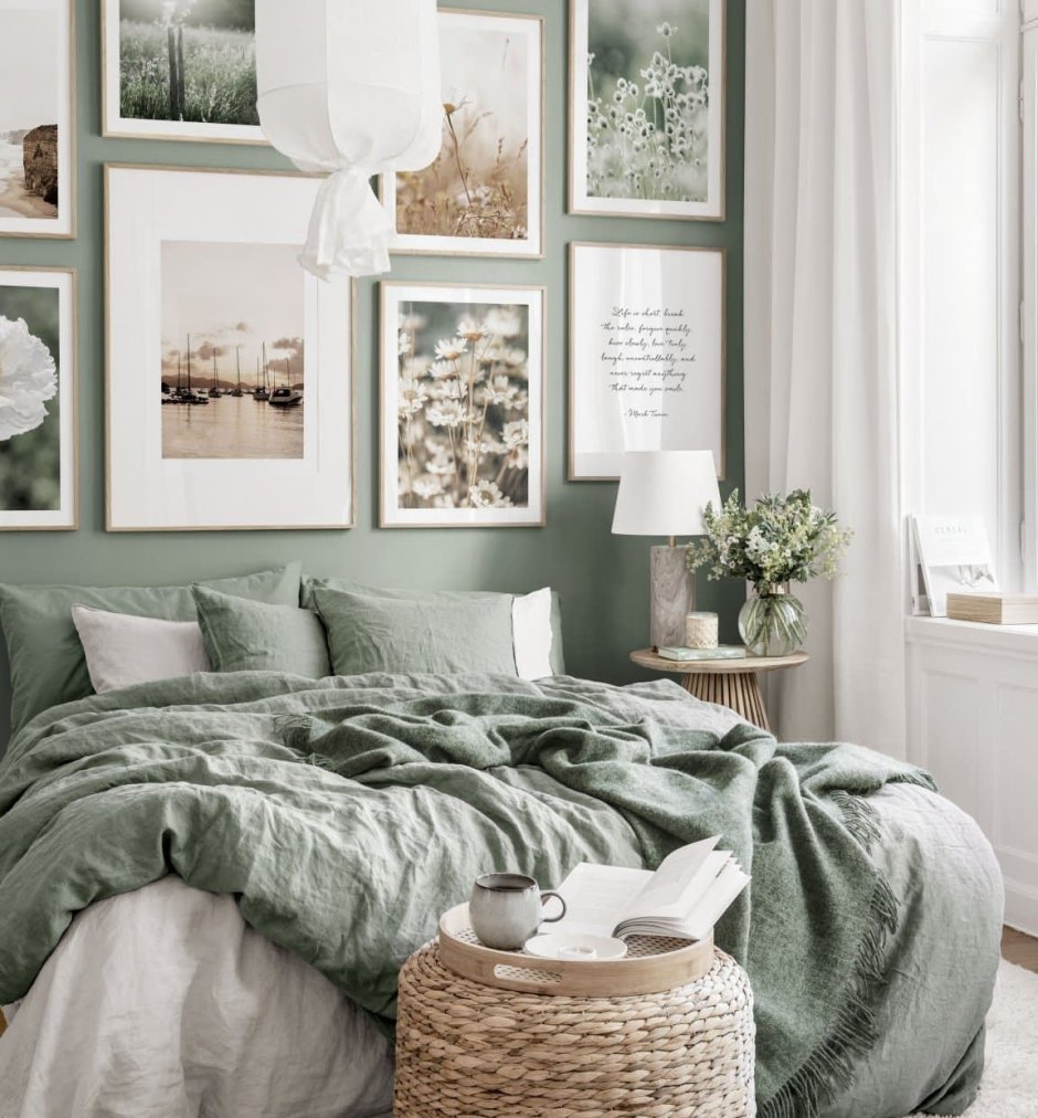 Sage Green Bedroom