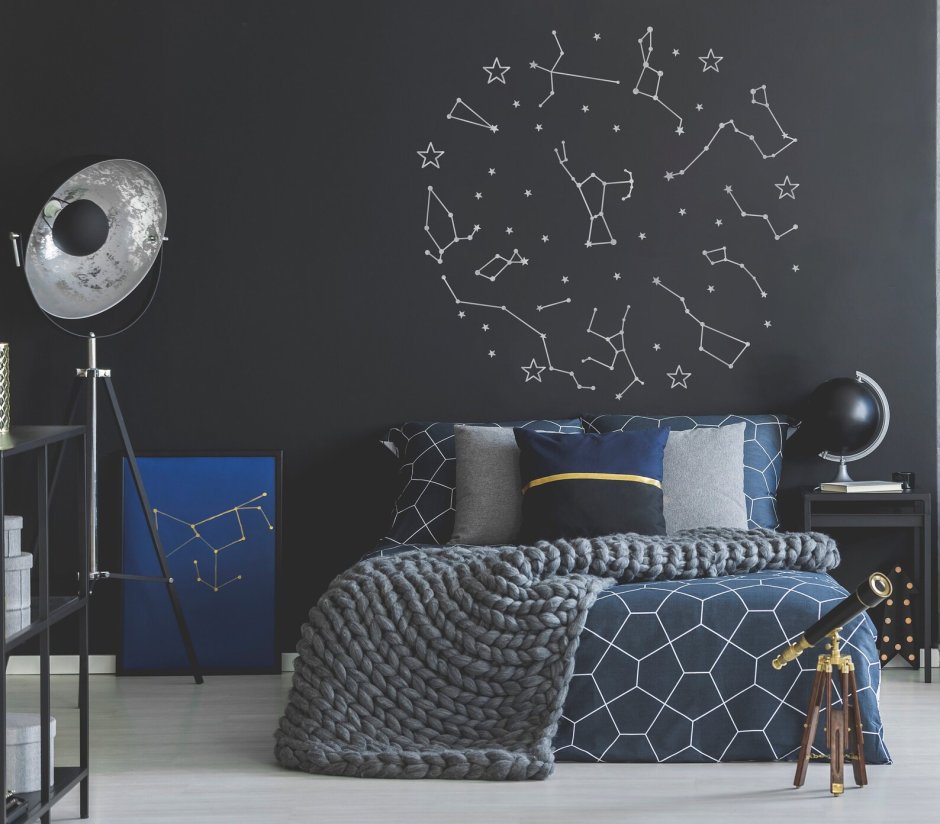 Zodiac Constellation Wall Decal Accent Wall Design