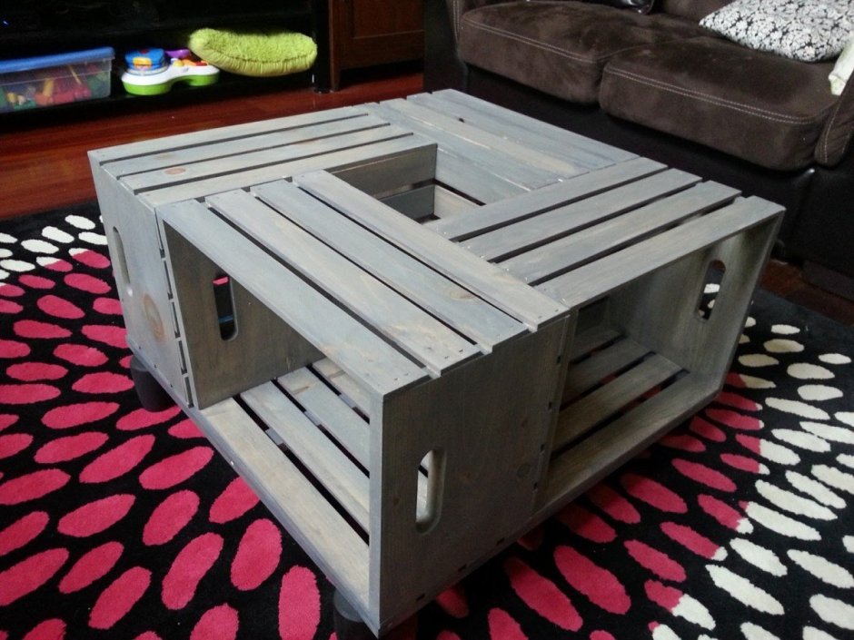 Coffee Table Army Crate
