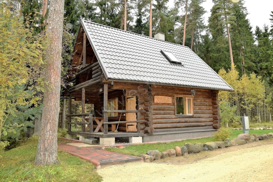 Эстонские домики деревянные
