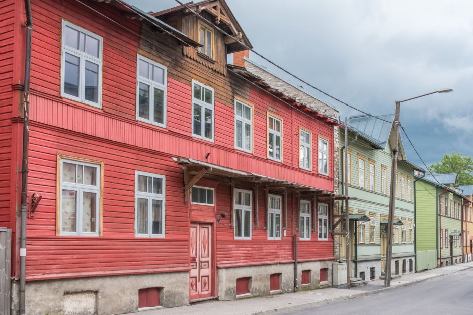 Эстонские деревянные районы