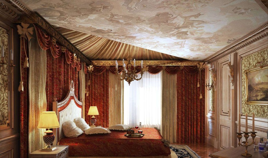 Спальня в стиле Ампир