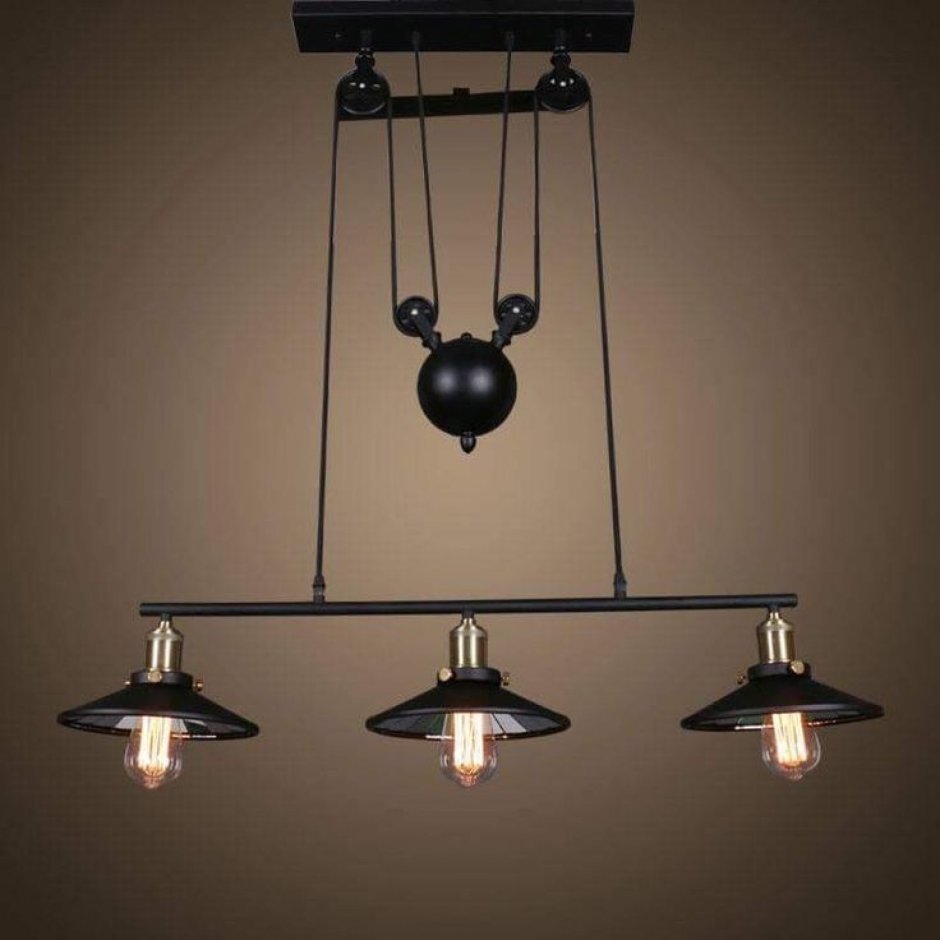 Люстра "Loft Cone Pendant Balance line 3"