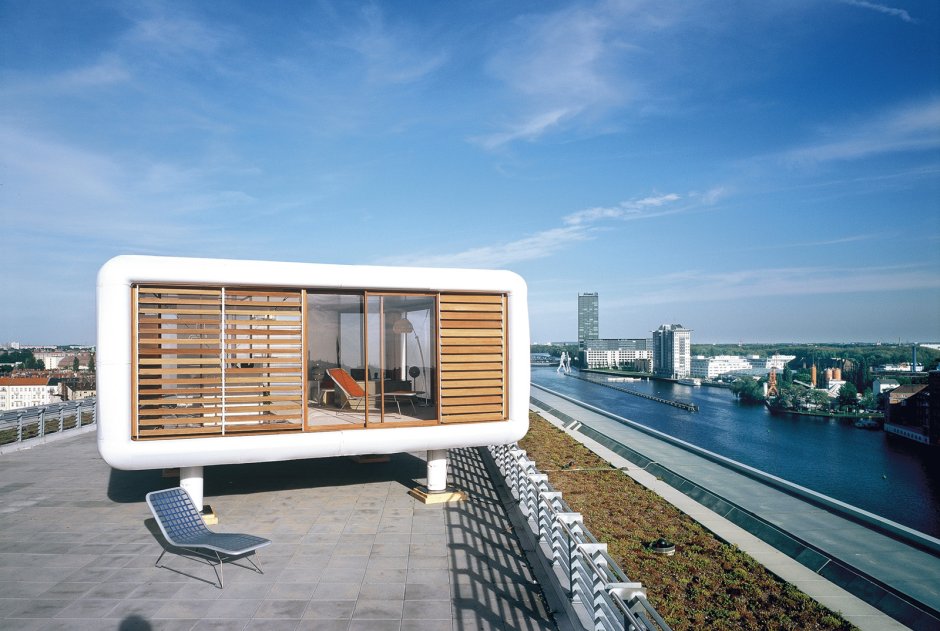 Сборный дом “Loftcube” Studio Aisslinger
