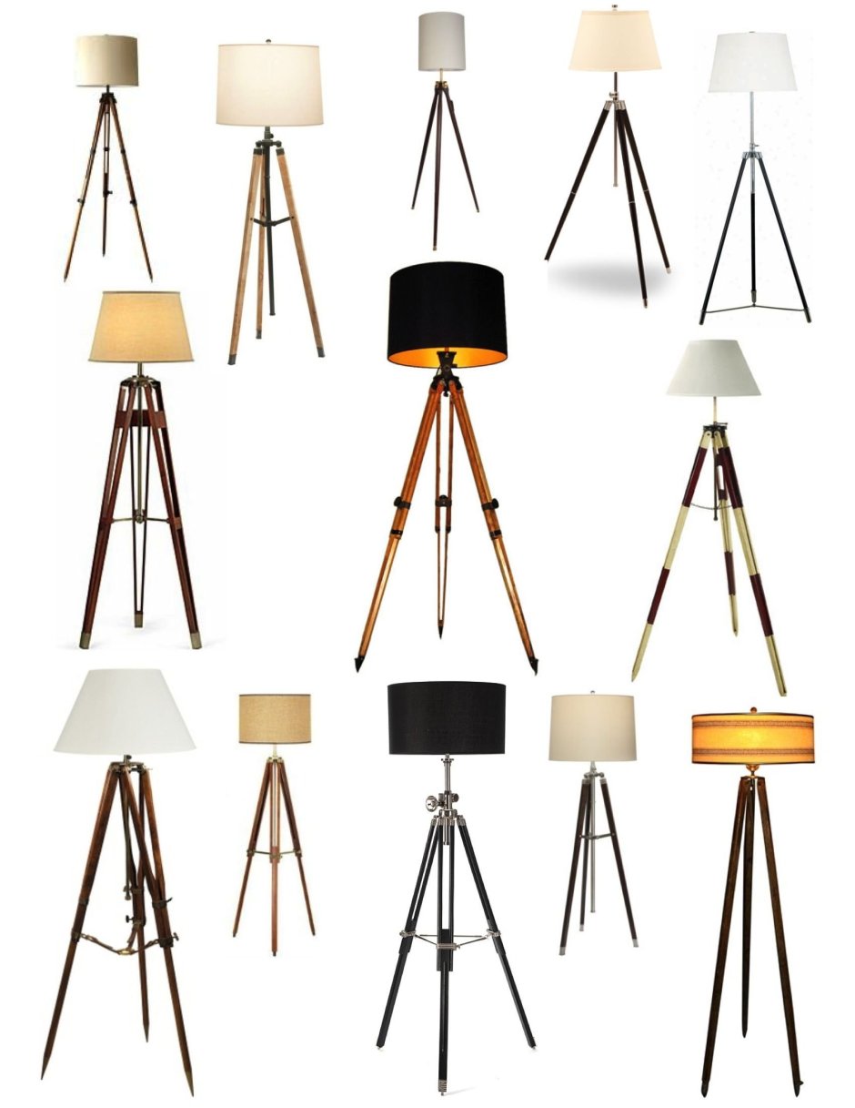 Светильник на трех ножках