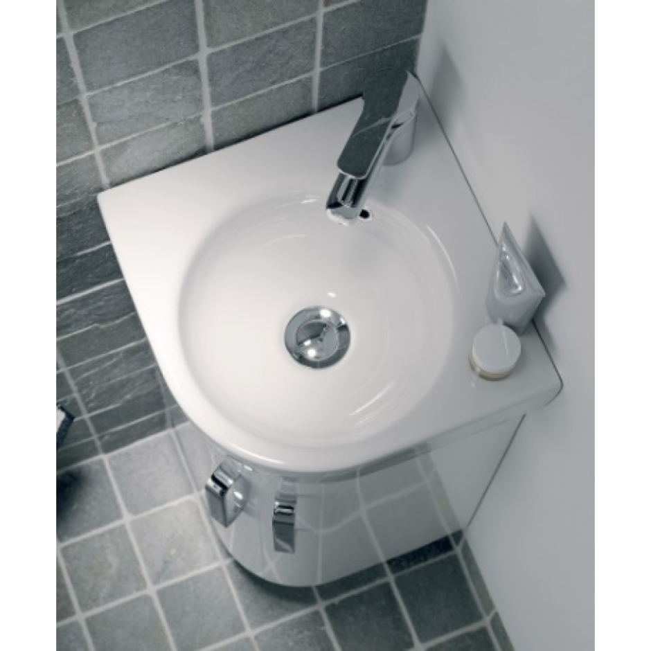 Раковина Geberit Renova Compact 226150000 угловая