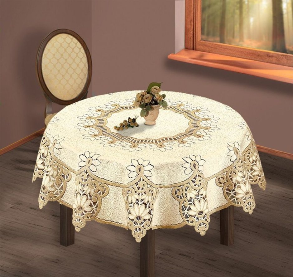 Скатерть haft 120x120см