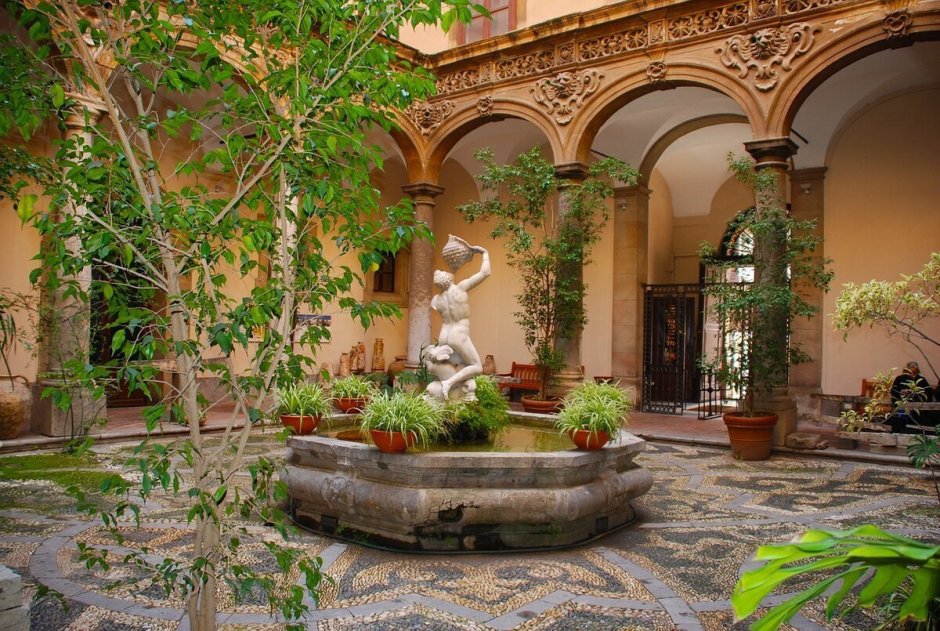Сады Рима внутренний дворик патио