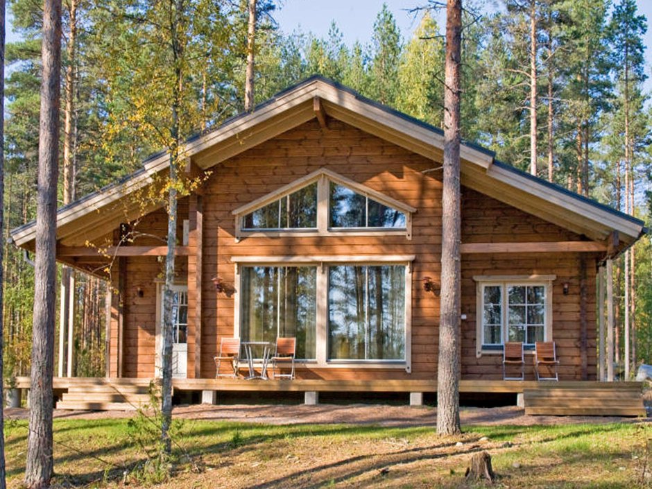 Дом с панорамными окнами