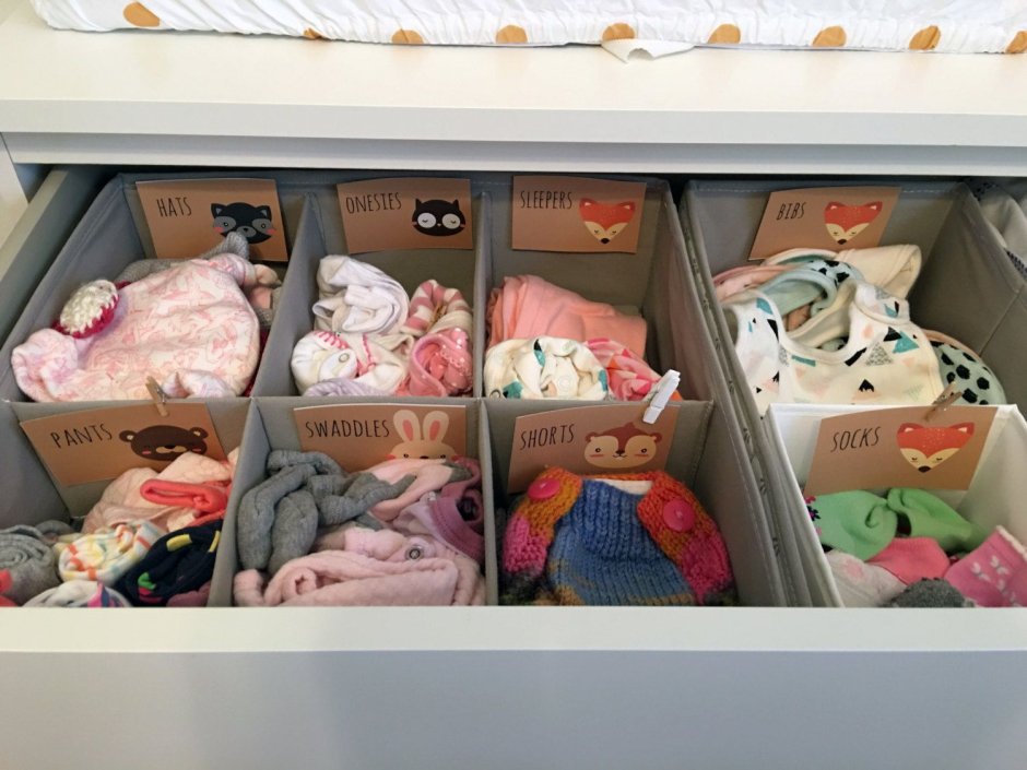 Разделитель в шкаф для детской одежды