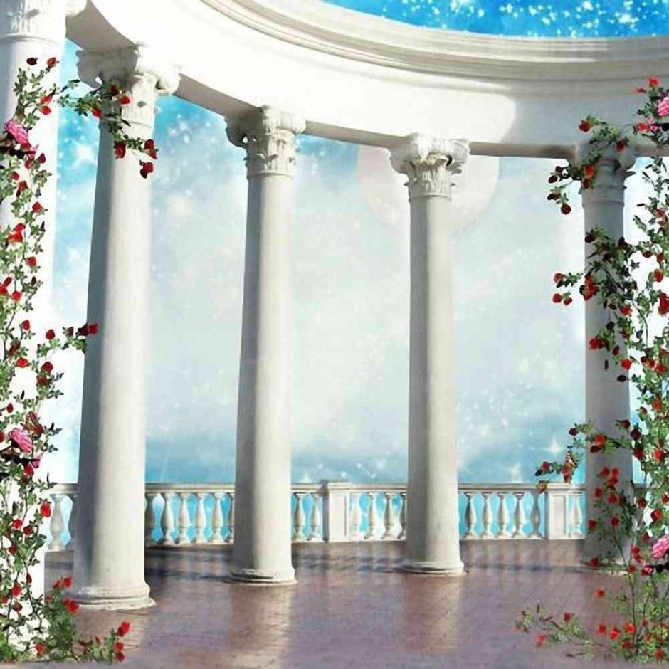 Белые колонны