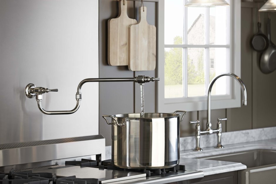 Delta Pot Filler кран для налива холодной воды над плитой