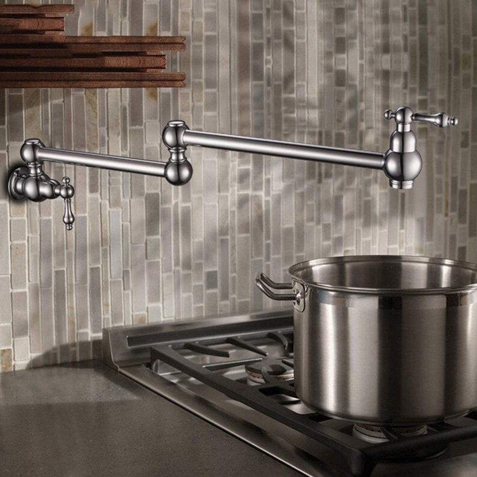 Brass Black Kitchen Faucet Swivel