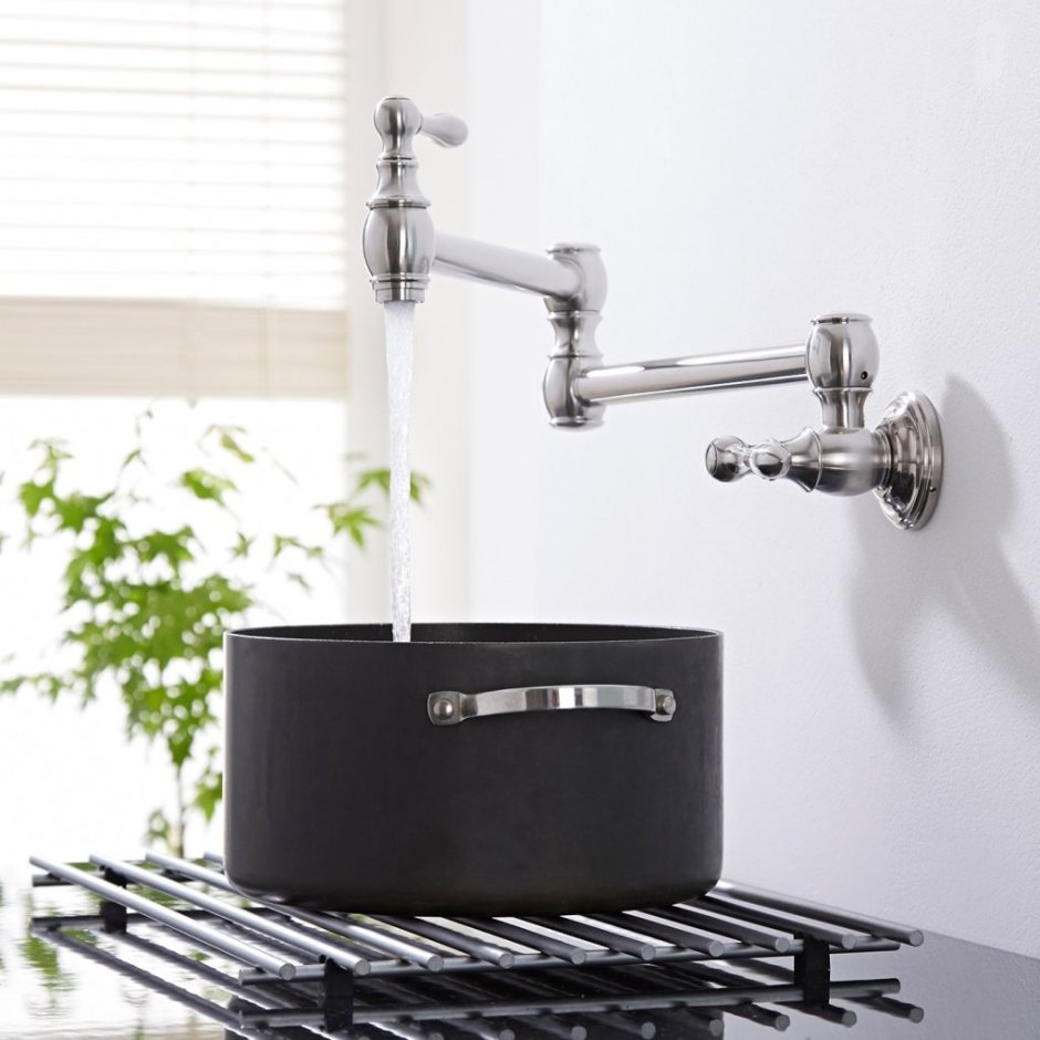 Pot Filler кран над плитой