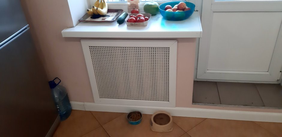 Убрать батарею на кухне