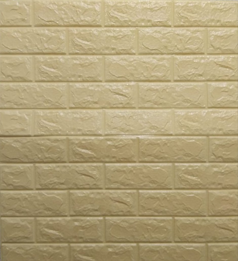 3d cамоклеющиеся панели "кирпич Оникс" (Brick Beige-White)