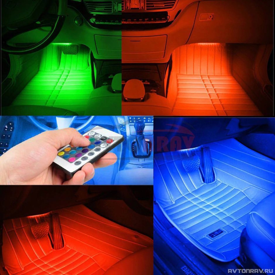 RGB подсветка салона 10в1