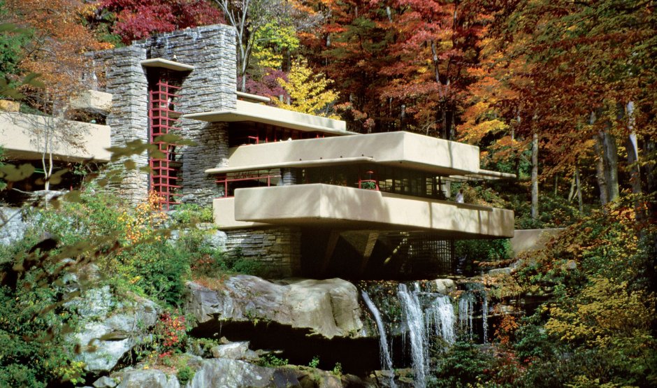 Fallingwater Фрэнк Ллойд Райт